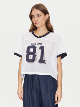 Guess Jeans Guess Jeans Футболка W5GI59 KCTE2 Білий Regular Fit
