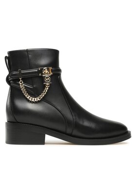 MICHAEL Michael Kors Členková obuv MICHAEL Michael Kors Hamilton Flat Bootie 40F3HAME5L Čierna