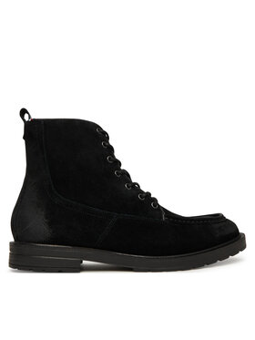 Tommy Hilfiger Schnürschuhe Tommy Hilfiger Cleated W Moc FM0FM05599 Schwarz