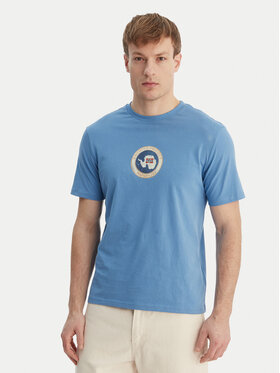 Napapijri Napapijri Camiseta S-Phos NP0A4G5A Azul Relaxed Fit
