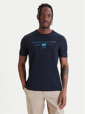 Tommy Hilfiger Tommy Hilfiger Camiseta Brand Love MW0MW42365 Azul marino Regular Fit