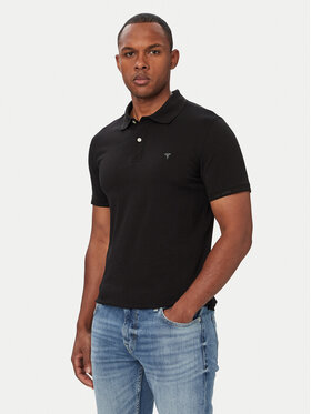 Guess Guess Поло M6YP66 K4394 Чорний Extra Slim Fit
