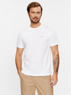 Gant Gant Póló Shield 2003184 Fehér Regular Fit