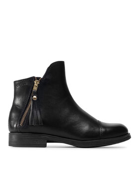 Geox Polokozačky Geox J Agata C J5449C 00043 C9999 S Černá