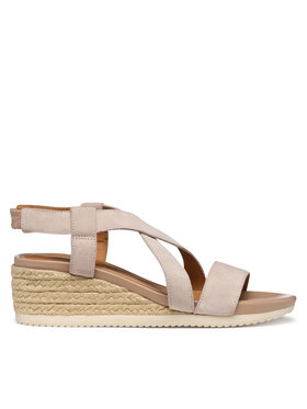 Geox Espadrilky Geox D Ischia Corda D55HHA 00022 C8156 Béžová