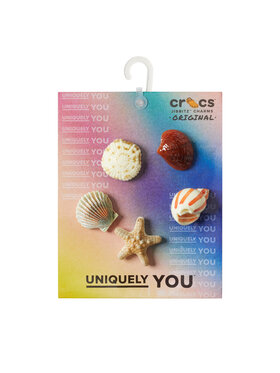 Crocs Ozdoba na topánky Crocs Jibbitz™ She Sells Seashells 5-Pack 10014671 Farebná