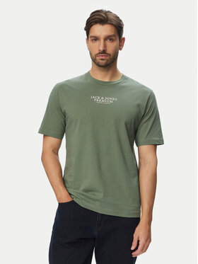 Jack & Jones Jack & Jones T-shirt Bluarchie 12217167 Verde Regular Fit