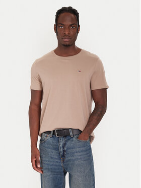 Tommy Jeans Tommy Jeans Camiseta DM0DM04411 Beis Regular Fit