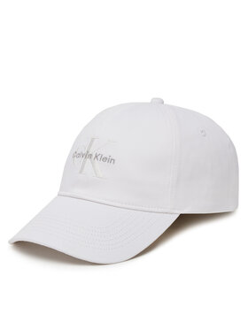 Calvin Klein Jeans Kšiltovka Calvin Klein Jeans Monologo LV04K5026G Bílá