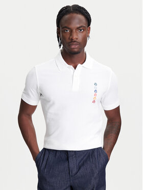 United Colors Of Benetton United Colors Of Benetton Поло 3089U302J Білий Regular Fit