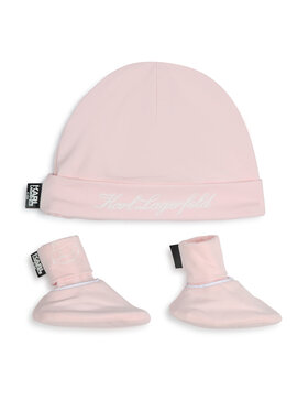 Karl Lagerfeld Kids Набір шапка і шкарпетки Karl Lagerfeld Kids Z30180 Рожевий