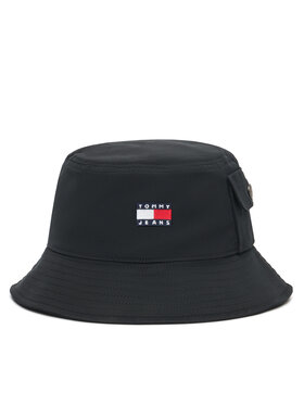 Tommy Jeans Pălărie Tommy Jeans Heritage Bucket AM0AM13423 Negru