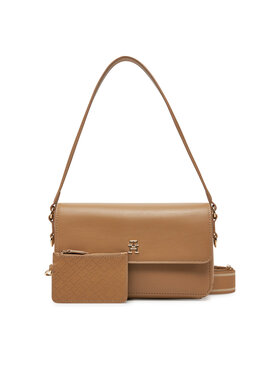 Tommy Hilfiger Kabelka Tommy Hilfiger Th Distinct Conv Crossover AW0AW17219 Hnedá