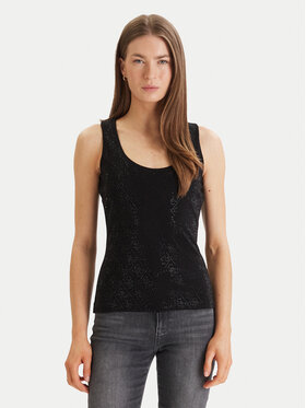 Guess Guess Топ W6GP10 K2932 Чорний Regular Fit