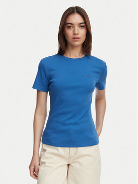 Tommy Hilfiger Tommy Hilfiger Camiseta New Cody WW0WW40587 Azul Slim Fit