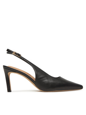 Tommy Hilfiger Lodičky Tommy Hilfiger Squared Toe FW0FW08636 Čierna