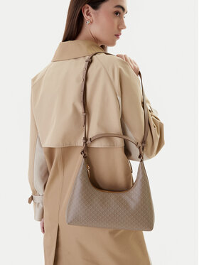 Calvin Klein Handtasche Calvin Klein Emblem Aop Conv Shoulder Bag LV04F3298G Beige