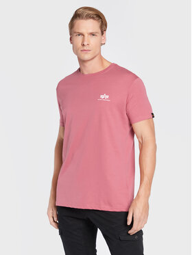 Alpha Industries Alpha Industries T-shirt Backprint 128507 Rosa Regular Fit