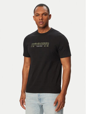 Calvin Klein Jeans Calvin Klein Jeans Camiseta SS 30s EU LV04RG800G Negro Regular Fit