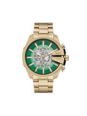 Diesel Pulkstenis Diesel Mega Chief Slim DZ4684 Zelta