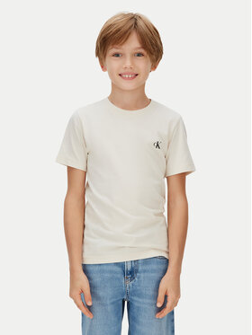 Calvin Klein Jeans Calvin Klein Jeans Marškinėlių komplektas Monologo IB0IB01093 Smėlio Regular Fit