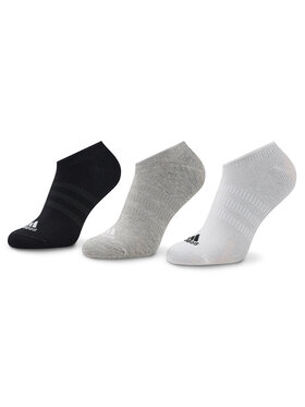 adidas Členkové ponožky adidas Thin and Light No-Show Socks 3 Pairs IC1328 Sivá