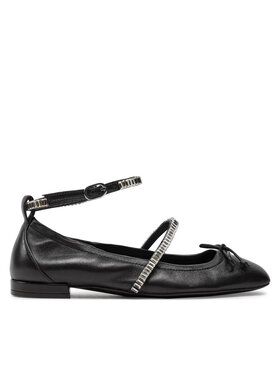 Stuart Weitzman Балетки Stuart Weitzman Stefannie Balet Flat SI443 Чорний