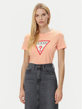 Guess Guess Футболка W1YI1B I3Z14 Кораловий Regular Fit