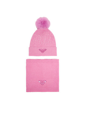 Roxy Cepures un kakla šalles komplekts Roxy CEO-ROXY_ACCCS_08_AW2025 Rozā