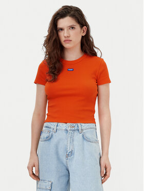 HUGO HUGO T-shirt Baby 50510749 Arancione Slim Fit