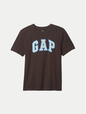 Gap Gap Majica 605364 Rjava Regular Fit