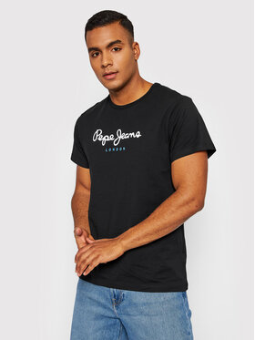 Pepe Jeans Pepe Jeans Футболка Eggo PM508208 Чорний Regular Fit