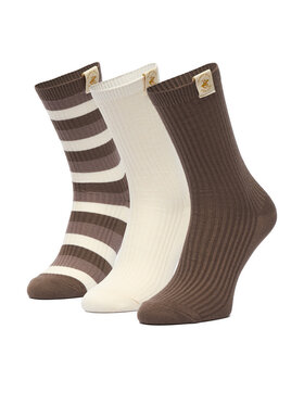Beverly Hills Polo Club Duge čarape Beverly Hills Polo Club CEO_LA_BHPC_20260_W_AW25 (3-PACK) Smeđa
