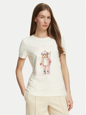 Guess Guess Camiseta V6BI19 K6749 Crema Regular Fit