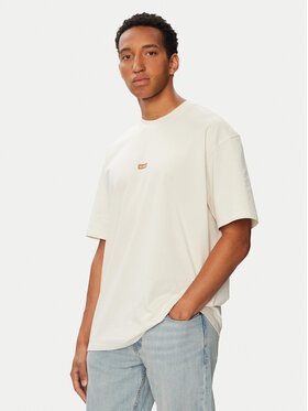 HUGO HUGO Camiseta Nalono 50509776 Crema Loose Fit