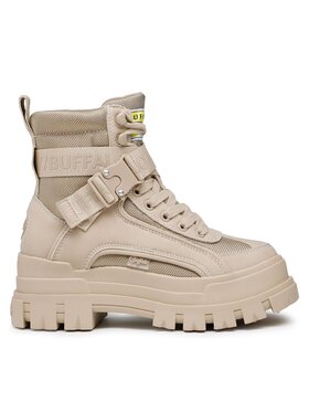 Buffalo Schnürschuhe Buffalo Aspha Com1 BN16220651 Beige