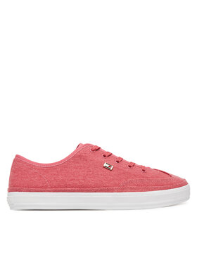 Tommy Hilfiger Αθλητικά Tommy Hilfiger Washed Canvas Vulc Sneaker FW0FW08894 Ροζ