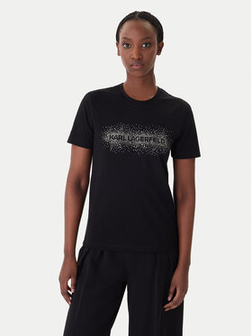 KARL LAGERFELD KARL LAGERFELD Camiseta B1W17030 Negro Regular Fit