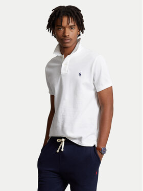 Polo Ralph Lauren Polo Ralph Lauren Поло Core Replen 710548797 Білий Slim Fit