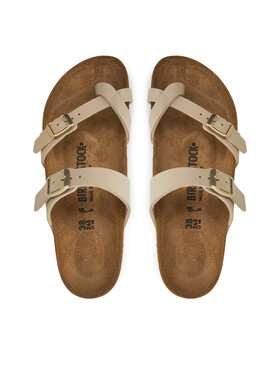 Birkenstock Japonki Birkenstock Mayari 1029726 Beżowy