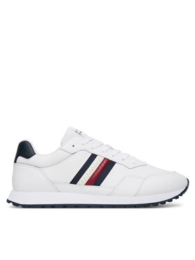 Tommy Hilfiger Snīkeri Tommy Hilfiger New Runner Eva Stripes FM0FM05637 Balts
