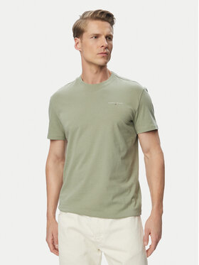Tommy Jeans Tommy Jeans Camiseta Linear Chest DM0DM21780 Verde claro Slim Fit