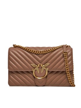 PINKO Kabelka Pinko Love One Classic Dc PE 24 PLTT 100941 A0GK Hnedá