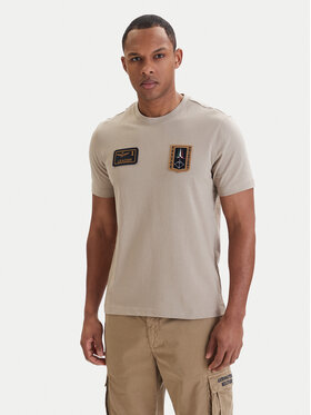 Aeronautica Militare Aeronautica Militare Camiseta 261TS2544UJ00592 Beis Regular Fit