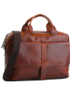 Valigetta 24h In Pelle Pieno Fiore Per Ufficio/Computer - Lusso Attache - Vintage
