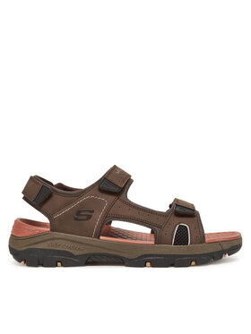 Skechers Sandały Skechers Tresmen-Hirano 204106/CHOC Brązowy