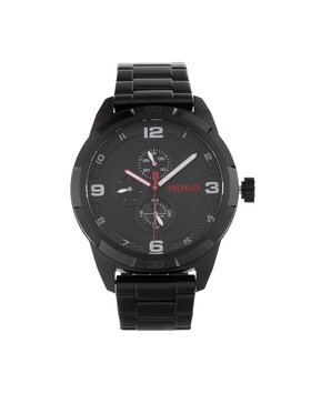 HUGO Pulkstenis Hugo Grip 1530279 Melns