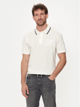 Gant Gant Polo Contrast 2013039 Εκρού Regular Fit