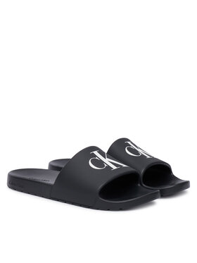 Calvin Klein Iešļūcenes Calvin Klein 3 Slide Molded Eva HM0HM02335 Melns