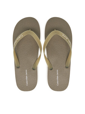 Calvin Klein Jeans Σαγιονάρες Calvin Klein Jeans Thong+ Tpu YM0YM01265 Καφέ